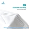 4 Schicht-Wegwerfgesichtsmasken für Schwarz-Weiß des Dunst-N95 Kn95-A mit Nackenband mit Halterung