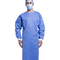 Nicht gesponnene chirurgische Wegwerfkleider imprägniern Weiche verstärken Isolierungs-Kleid 40gsm