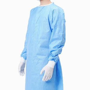 Krankenhaus-Betrieb bekleiden blaue medizinische Isolierungs-chirurgisches Wegwerfkleid